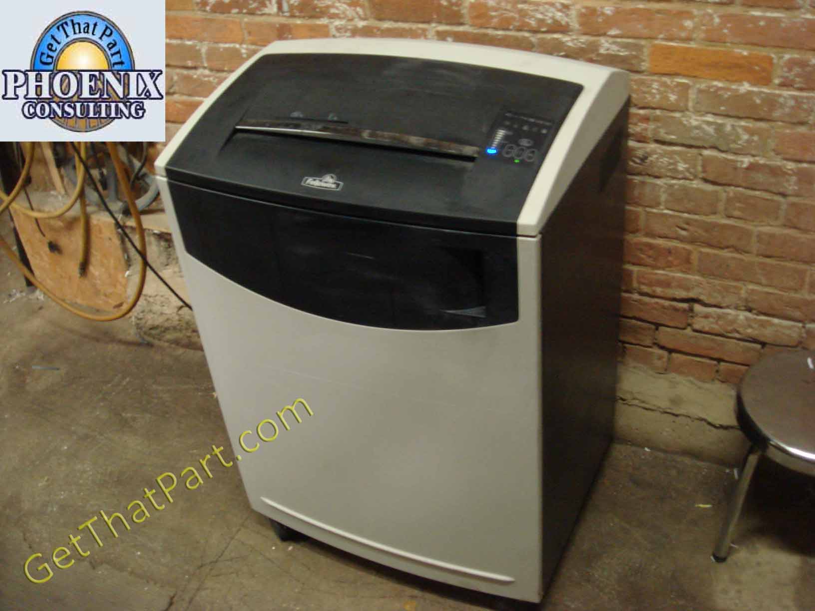 Fellowes C480C 38485 Auto Oil Crosscut Industrial Paper Shredder